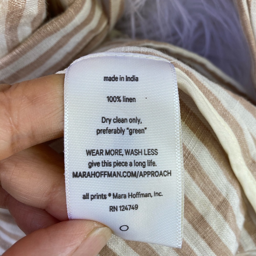 NEW Mara Hoffman Atticus linen blend jacket - Picture 6 of 6